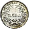 Niemcy - Cesarstwo - 1 Marka 1914 E - Srebro - Stan MENNICZY - UNC
