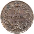 Włochy - 10 Centesimi 1893 IB - STAN !