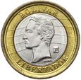 Wenezuela - moneta - 1 Bolivar 2012 - BIMETAL