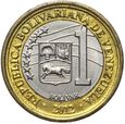 Wenezuela - moneta - 1 Bolivar 2012 - BIMETAL