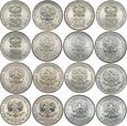Polska PRL KOMPLET zestaw - 16 monet 1974-1991 monety OKOLICZNOŚCIOWE