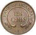 Uganda - 10 Centów 1970 - RZADSZY ROCZNIK - STAN !