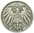 Niemcy - Cesarstwo - 5 Pfennig 1910 J - RZADKA !