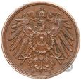 Niemcy - Cesarstwo - 2 Pfennig 1916 E - rzadsza !