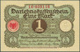 Niemcy - Rep. Weimarska - 1 marka 1920 * P58 * Ros64 * stan bankowy