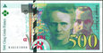 Francja - 500 franków 1994 * P160a * Maria Skłodowska & Pierre Curie