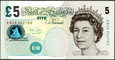 Anglia - 5 funtów 2002 * P391c * Elżbieta II * poprzednie wydanie