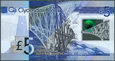 Szkocja - 5 funtów 2016 * Clydesdale Bank * Forth Bridge * polimer