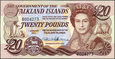 Falklandy - Falkland Islands - 20 funtów 2011 * P19 * Elżbieta II