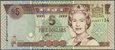 Fidżi - 5 dolarów ND/2002 * P105 * Królowa Elżbieta II