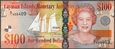 Kajmany - Cayman Islands - 100 dolarów 2010 * P42 * Elżbieta II