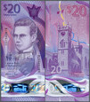 Barbados - 20 dolarów 2022 * nowa seria * polimer
