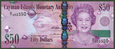 Kajmany - Cayman Islands - 50 dolarów 2010 * P42 * Elżbieta II