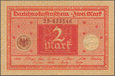 Niemcy - Rep. Weimarska - 2 marki 1920 * P59 * Ros65b * czerwone