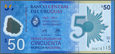 Urugwaj - 50 pesos 2018 * 50 Lat Banco Central * polimer