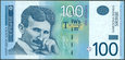 Serbia - 100 dinarów 2013 * P57b * Nikola Tesla