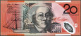 Australia - 20 dolarów 2013 * P59h * John Flynn & samolot * polimer