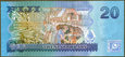 Fidżi - 20 dolarów ND/2013 * P117 * ptak