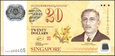 Singapur - 20 dolarów 2007 * P53 * 40 Lat Unii Walutowej * polimer