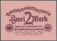 Niemcy - Rep. Weimarska - 2 marki 1922 * P62 * Ros74 * stan bankowy