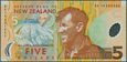 Nowa Zelandia - 5 dolarów 2014 * P185 * Sir Edmund Hillary * polimer