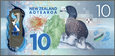 Nowa Zelandia - 10 dolarów 2015 * kaczki * nowe wydanie! polimer