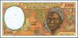 Central African States - 2000 franków CFA 2000 * P103Cg * Rep. Kongo