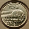 Meksyk 25 peso, 1986 Mundial 1986 Srebo 