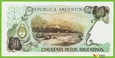 ARGENTYNA 50 Pesos Argentinos 1983/85 P314a(2) 31A UNC 