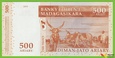 MADAGASKAR 500 Ariary 2004/2016 P95(2) B322d B-C UNC