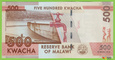 MALAWI 500 Kwacha 2014 P66a B161a AX UNC 