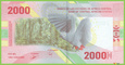 AFRYKA CENTRALNA CEMAC 2000 Francs CFA 2020(2022) P702 B113a D1 UNC