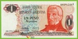 ARGENTYNA 1 Peso Argentino ND/1983 P311a(1) EC674a 00A UNC 