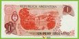 ARGENTYNA 1 Peso Argentino ND/1983 P311a(1) EC674a 00A UNC 