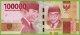 INDONEZJA 100000 Rupiah 2016/17 PNEW B615a  BAG UNC