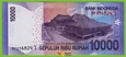 INDONEZJA 10000 Rupiah 2016 P150h B604h BPQ UNC