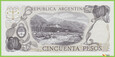ARGENTYNA 50 Pesos ND/1977 P301a(2) EC629a 69/B UNC