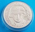 Srebrna moneta 10 zł 2004 r. - 60 rocznica Powstania Warszawskiego.