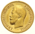 Złota moneta 10 rubli pierwszy rocznik 1898 r.
