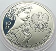 Srebrna moneta NBP 10 zł Ateny 2004 14,14g Ag925