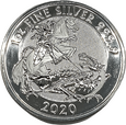 Srebrna moneta św. Jerzy 1oz 2020