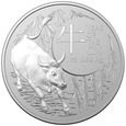 Srebrna moneta Lunar, RAM- Rok Bawołu, 1 oz, 2021