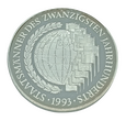 Srebrny medal Alcide De Gasperi, 1993