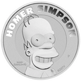 Srebrna moneta The Simpsons: Homer Simpson, 1 oz, 2022