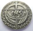 Srebrny medal oksyda IHS Archidiecezja Wrocławska 67g Ag925
