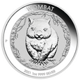 Srebrna moneta Wombat, 1 oz, 2021