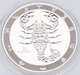 Srebrna moneta Tokelau 1 oz Zodiak: Skorpion 2022