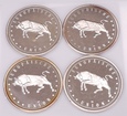 Zestaw medali Niemcy, Unia Europejska: 4 x 20 g Ag999