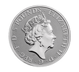 Srebrna moneta Bestie Tudorów: Lew Angielski, 2 oz, 2022
