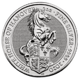 Srebrna moneta Bestie Królowej: Biały Koń Hanowerski, 2 oz, 2020